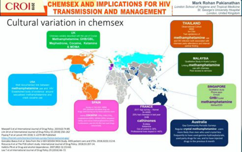 CROI 2019 HIV chemsex cultural variation