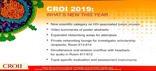 CROI 2019 new this year