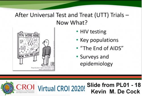 CROI 2020 what after universal test and treat