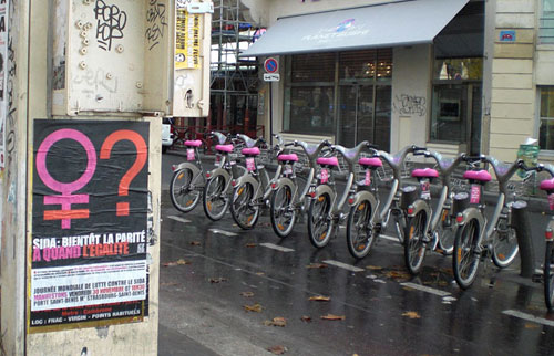 velib campagne Act Up Paris