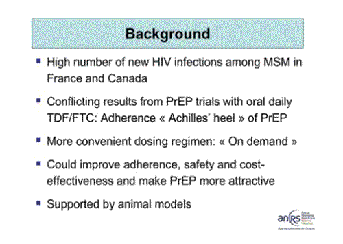 CROI2015 Ipergay ANRS background