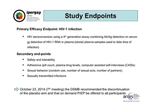 CROI2015 Ipergay ANRS study endpoints